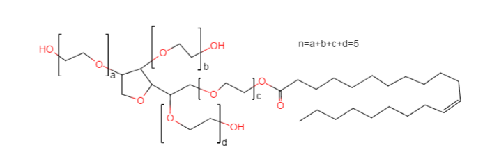 molecular formula of polysorbate 81