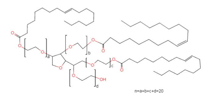 molecular formula of polysorbate 85